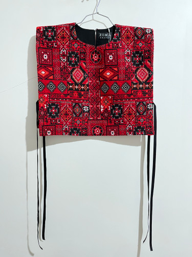 وست زنانه طرح سوزندوزی مدل آناهیتا Vest Zanane Anahita Zimacrafts