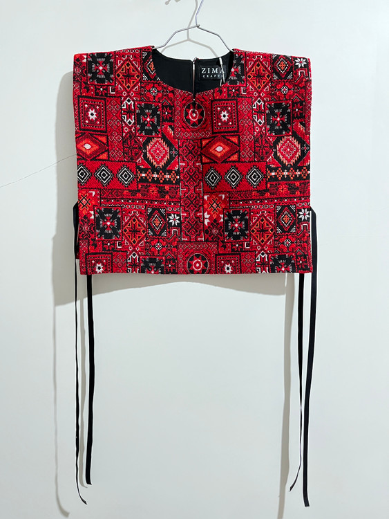 وست زنانه طرح سوزندوزی مدل آناهیتا Vest Zanane Anahita Zimacrafts