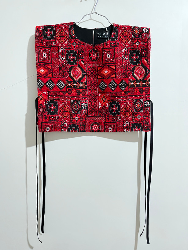 وست زنانه طرح سوزندوزی مدل آناهیتا Vest Zanane Anahita Zimacrafts
