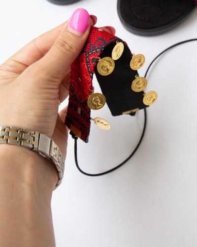 پابند سکه دوزی طرح میناب Paband Seke Dozi Minab Zimacrafts